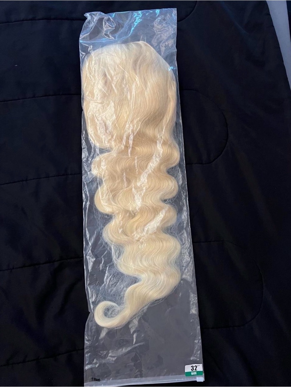 Blonde Wavy 32" Hair Extension Piece - Neutral Blonde